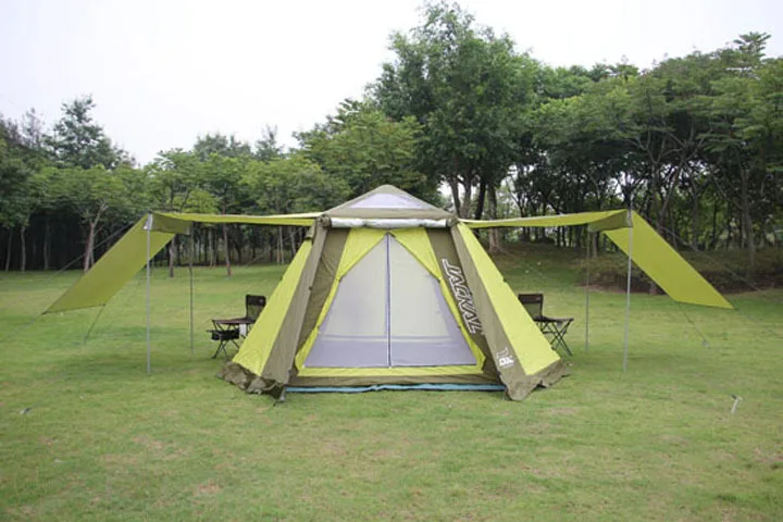 

GRNTAMN Aluminum Alloy Pole Free of Rainstorm Three-layer Multi-person Outdoor Automatic Camping Tent