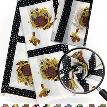 Чистая шелковая ткань 2+ 4 ярдов Дубай кружево Африканский шелк воск шелк шифон ткань африканская ткань Африканская восковая ткань для лоскутных B2-C2