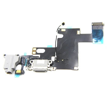 

New Genuine Original Charging Port Dock Connector & Headphone Jack Audio Flex Mic Antenna for iPhone 6 4.7 Black