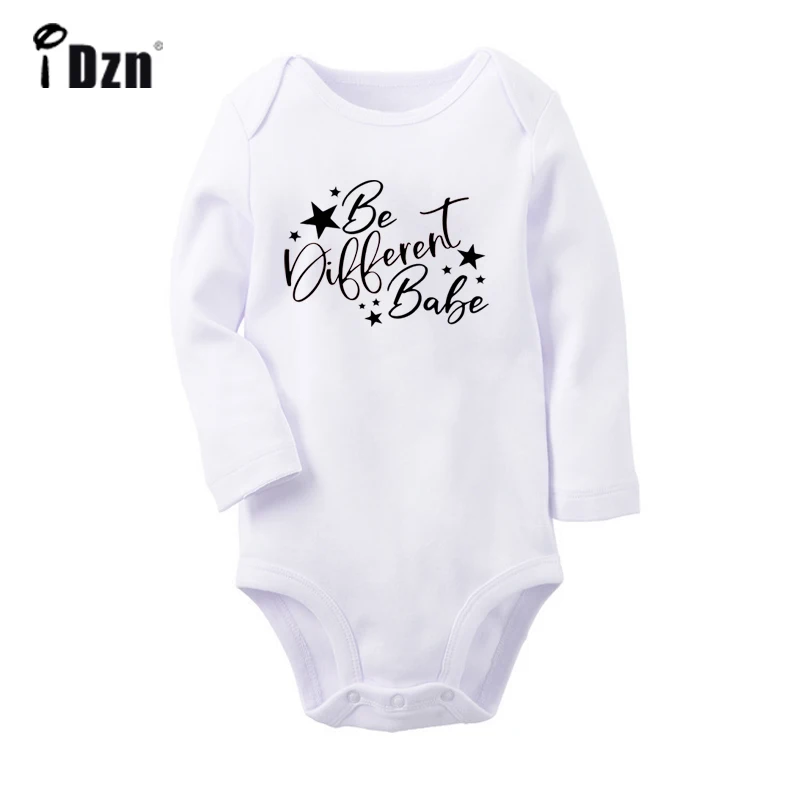 Детский комбинезон с надписью LOVE Red Heart Different Babe Bech shit Crazy Design хлопковый длинными