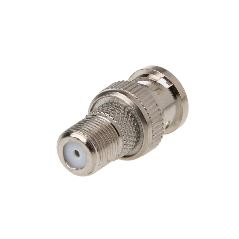  Free Shipping 10Pcs/Set BNC Male Plug To F Female Jack Coax Connector Adapter For CCTV Camera - 32909710852