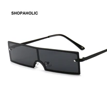 Квадратные Солнцезащитные очки для женщин рамка Квадратные Солнцезащитные очки женские мужские брендовые дизайнерские новые винтажные градиентные черные тёмные очки