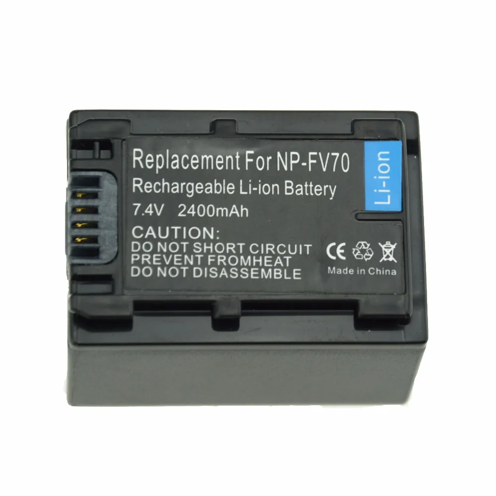 1 шт. 7.4 В Bateria NP-FV70 NP FV70 Перезаряжаемые Батареи для камеры Sony HDR-CX230 HDR-CX150E HDR-CX170 CX300 FV50