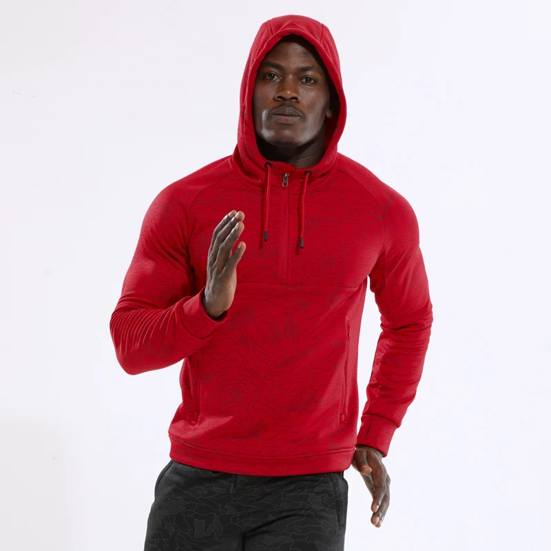 

Men's Running Sweaters Hoodies Sweatsuit Running Jackets Men Hooded Sportswear Long Sleeves Sweatshirts Plus Size Sport Sweater