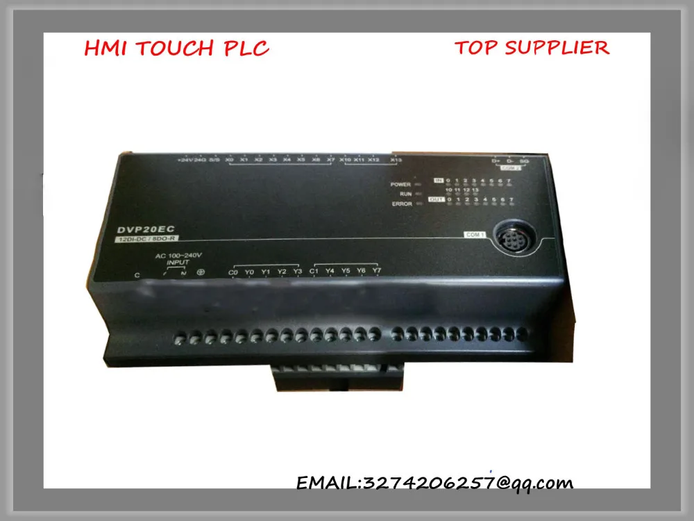 DVP20EC00R3 Delta New Original PLC EC3 series 100-240VAC 12DI 8DO Relay output new original dvp24ec00t3 delta plc ec3 series 100 240vac 12di 12do transistor output