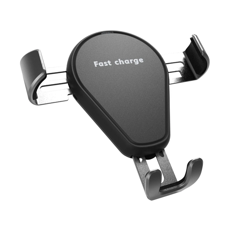 

10W Qi fast wireless charger car air outlet mount charge automatic phone holder stand smart quick normal speeds charging mobile