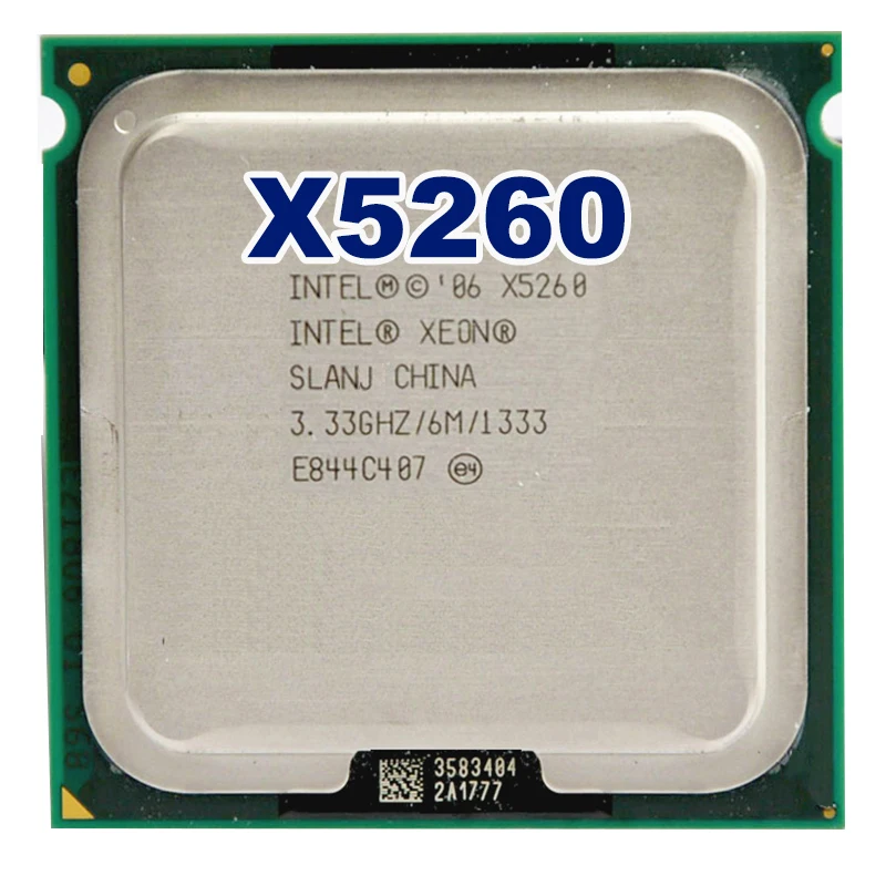Процессор INTEL xeon 5260 3 ГГц/6 Мб L2/двухъядерный/FSB 1333 МГц с двумя адаптерами от 771 до