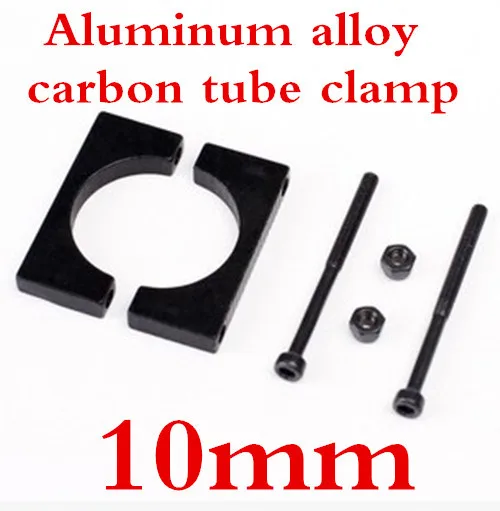 10 Pairs 10mm Carbon fiber tube clamp /CNC aluminum tube clamp, multi axis aircraft usein