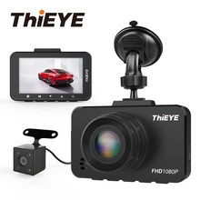 ThiEYE Safeel 3/3R Dvr del Precipitare Della Macchina Fotografica Versione Russa 145 Gradi Macchina Fotografica Del Veicolo Reale 1080 P Dash cam G -sensore di 2.45 “Videocamera vista posteriore