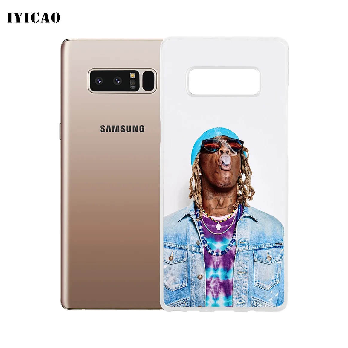IYICAO Young Thug Рэппер Мягкий силиконовый чехол для телефона Samsung A5 A6 Plus A7 A8 A9 J3 J5 J7 Note 8 9