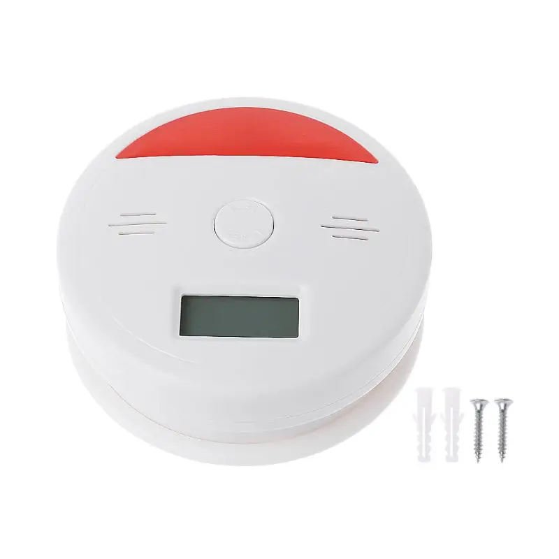Sound And Red Light CO Sensor LCD Carbon Monoxide Poisoning Alarm Detector 85dB | Инструменты