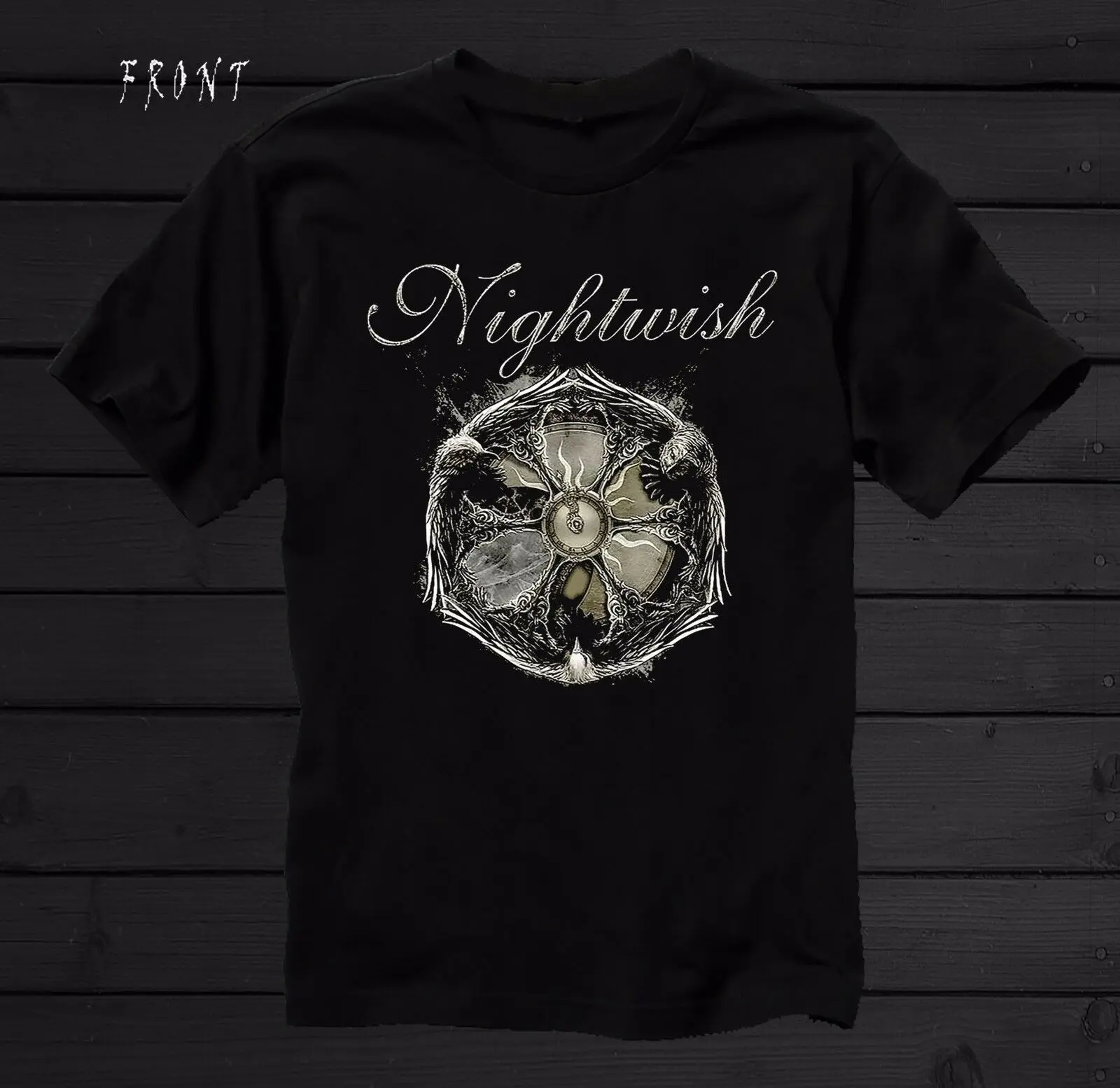NIGHTWISH ворона сова и голубь симфонный металл футболка Размеры: S до 3XL