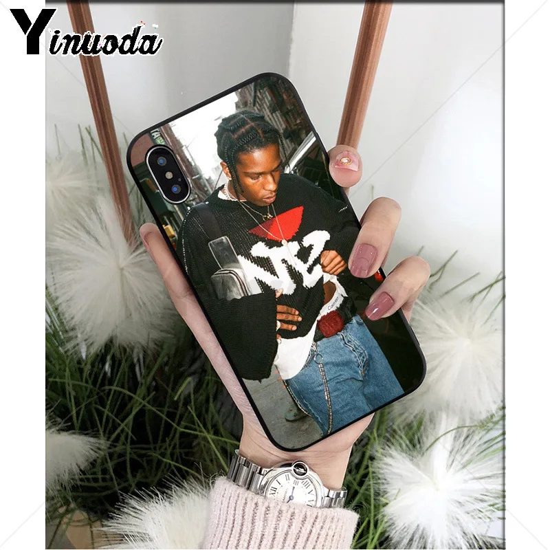 Yinuoda ASAP Rocky Rapper высококачественный чехол для телефона для iPhone 5 5Sx 6 7 7plus 8 8Plus X XS MAX XR - Цвет: A6