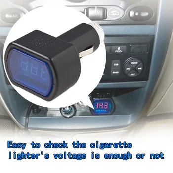 

Automobile new LED Digital Display Cigarette Lighter Electric Voltage Meter For Auto Car Vehicle Battery Monitor Voltmeter