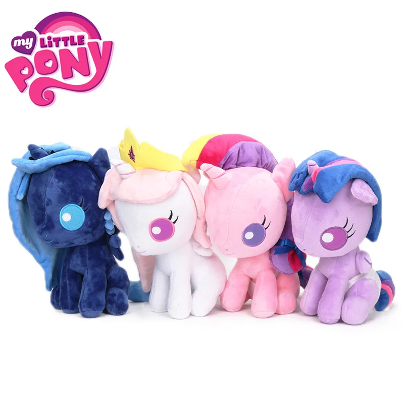 23-27 см My Little Pony Toys friendness is Magic Twilight Sparkle принцесса Луна Cadance принцесса Celestia плюшевые мягкие куклы