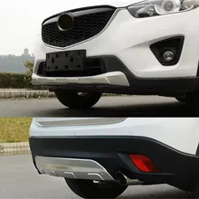Защита переднего и заднего бампера из нержавеющей стали для Mazda CX-5 CX5 год 2012 2013 Стайлинг автомобиля