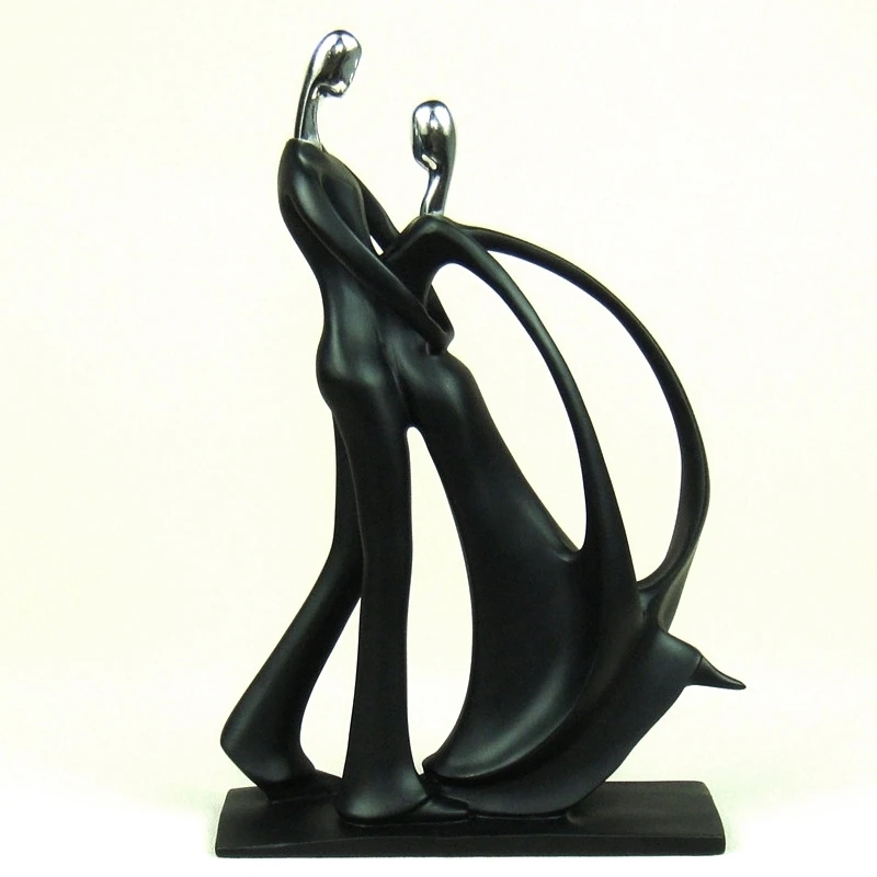 Tongdejing Dancing Couple Sculpture Statue Love Decoration Party Home Couple Sculpture Resin Ornament Abstract Statue Sculpture Decor Gift For Anniversary Tongdejing Dancing Couple Sculpture Statue Love Decoration Party Home Couple Sculpture Resin Ornament Abstract Statue Sculpture Decor Gift For Anniversary