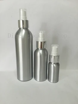 

(20pcs)30ML/50ml/100ml/150ml/200ml Spray aluminum bottle,Cosmetic packaging aluminum container Spray bottle