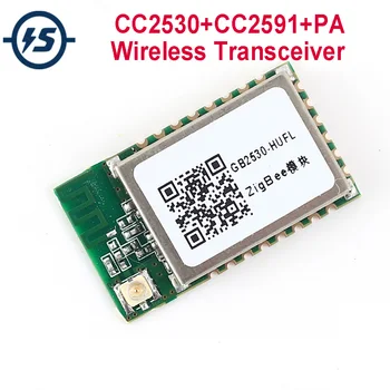 

CC2530+CC2591+PA Wireless Transceiver 2.4GHz 2.4G UART Transparent Transmission Module IoT Smart Home