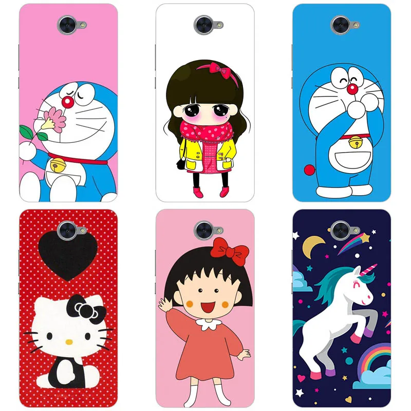 

Colorful Cell Phone Covers Case for Huawei Y7 TRT-LX1 TRT-LX2 TRT-LX3 TRT-L21 TRT-L01 y7 2017 Soft Cases Printed Back Cover Capa