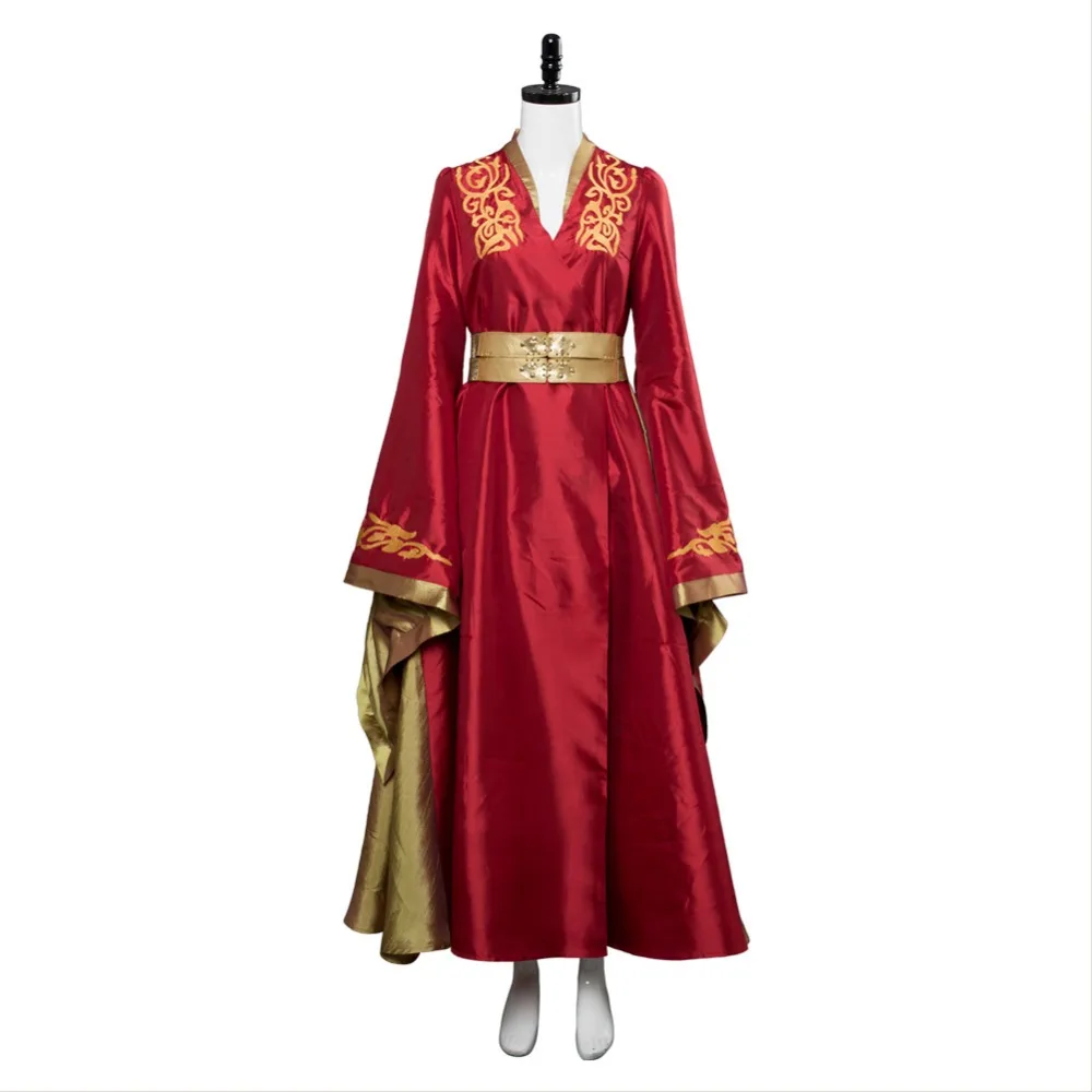 Cersei Lannister костюм платье Взрослые женщины Королева Хэллоуин костюмы любой