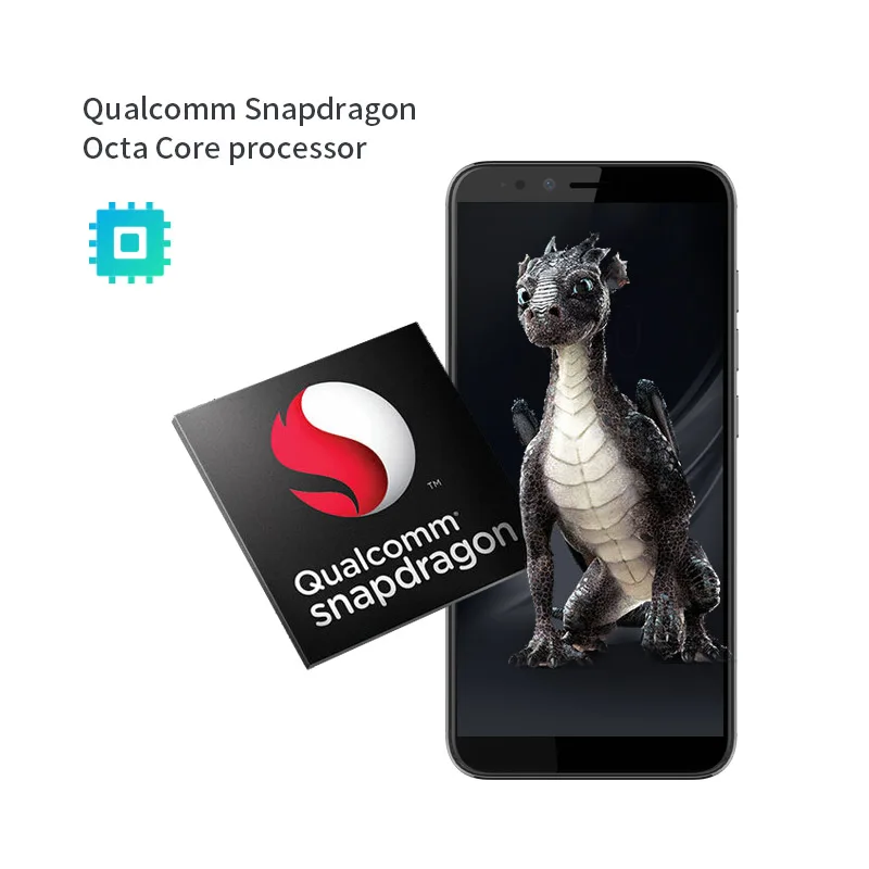 Teléfono Móvil IOS Silk 4 GB 64 GB Snapdragon 430 Octa Core Android 8,1 teléfonos 16 MP frontal y 13 MP + cámara trasera 2MP 5,7 ''Smartphone