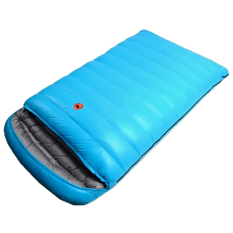 Winter Outdoor Double Sleeping Bag Camping Portable Waterproof Hiking