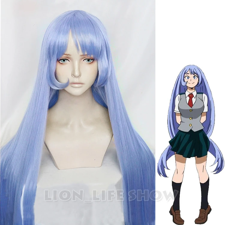 

Boku no Hero Academia 3rd Season Nejire Hadou Cosplay Wig 110cm Long Straight Anime Synthetic Hair My Hero Academia 3 + Wig Cap