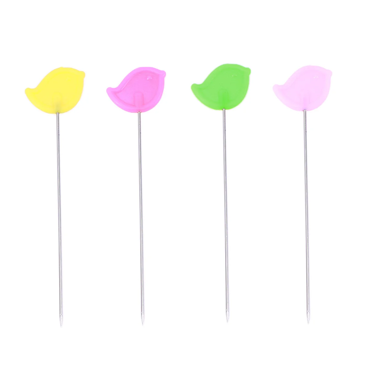 

100Pcs Push Pins Steel Point Bird Head Map Tacks Map Tacks for Crafts Fabric Marking DIY Sewing Home Office