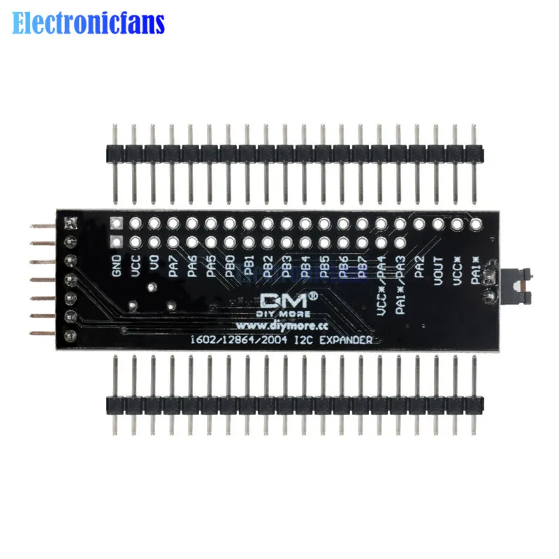 Расширитель MCP23017 5 в 1602/2004/12864 модуль драйвера ЖК дисплея плата адаптера