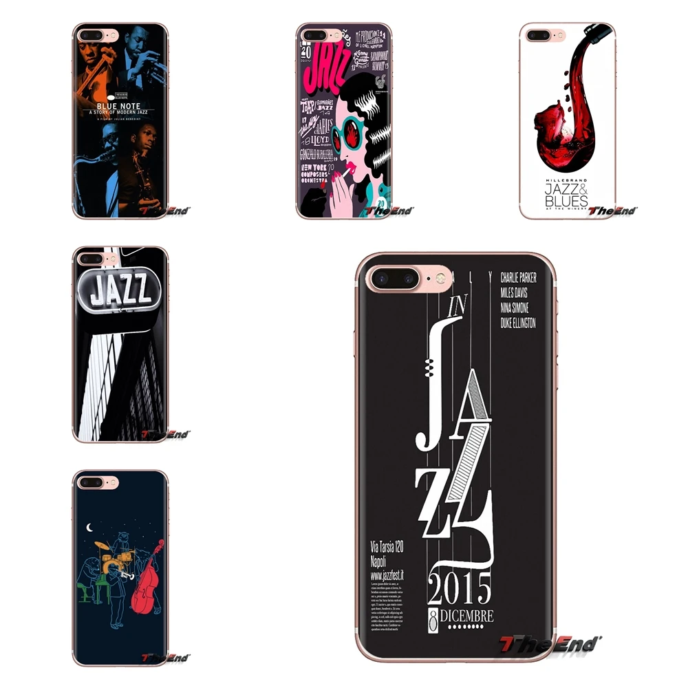 

Jazz Typography inspiration For iPod Touch Apple iPhone 4 4S 5 5S SE 5C 6 6S 7 8 X XR XS Plus MAX Transparent Soft Cases Covers