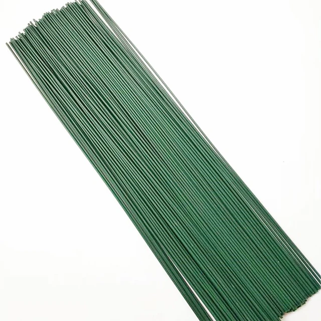 50/100pcs Dia: 2mm/3mm 2# 3# Nylon Flower Wire Handmade DIY Silk Flower Wire  Stem
