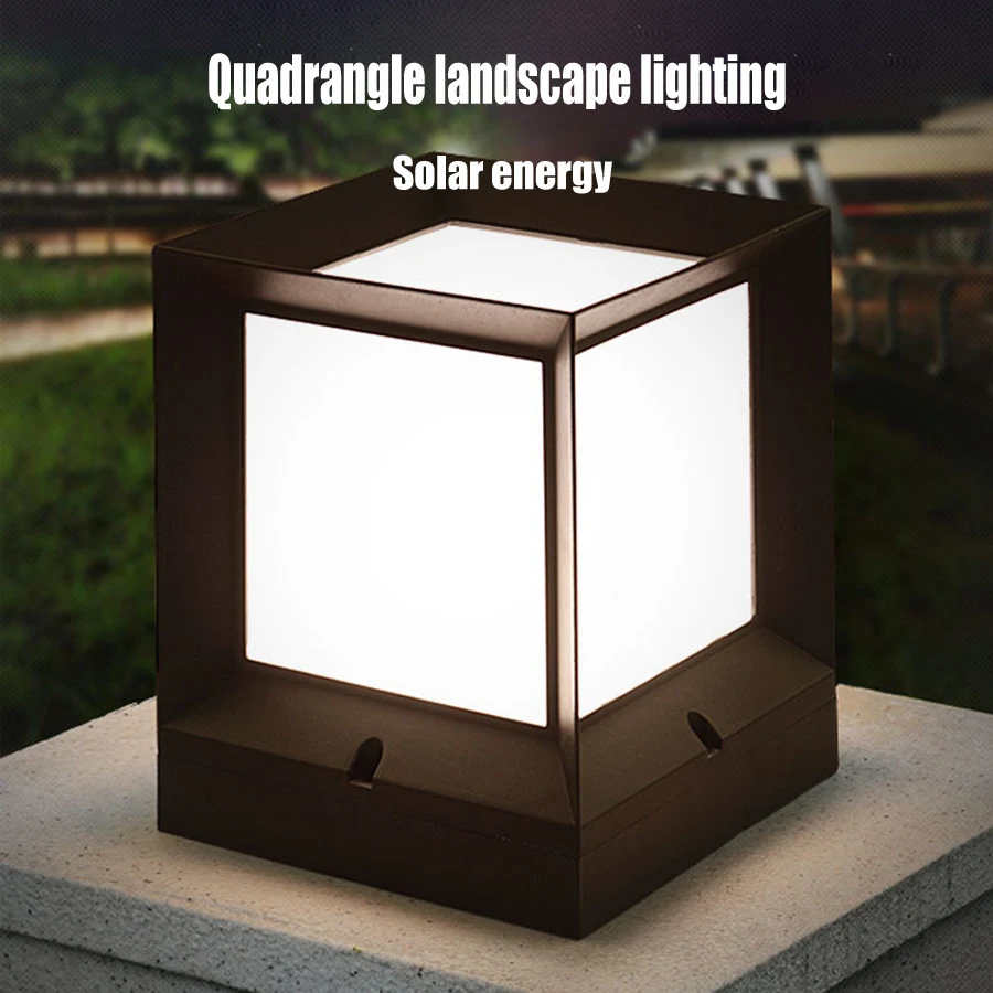 

GUGI Square solar landscape lighting foco led exterior LED IP65 protection The aluminum frame 5W 220v garden light