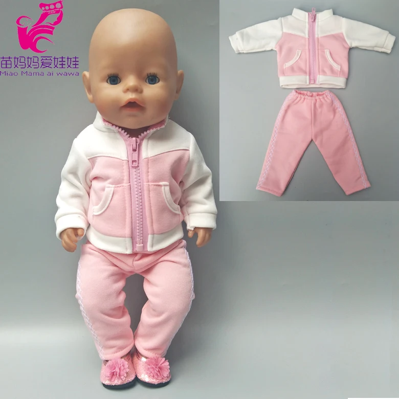 Doll clothes for 43cm born baby dolls jacket clothes for 17" 43cm baby