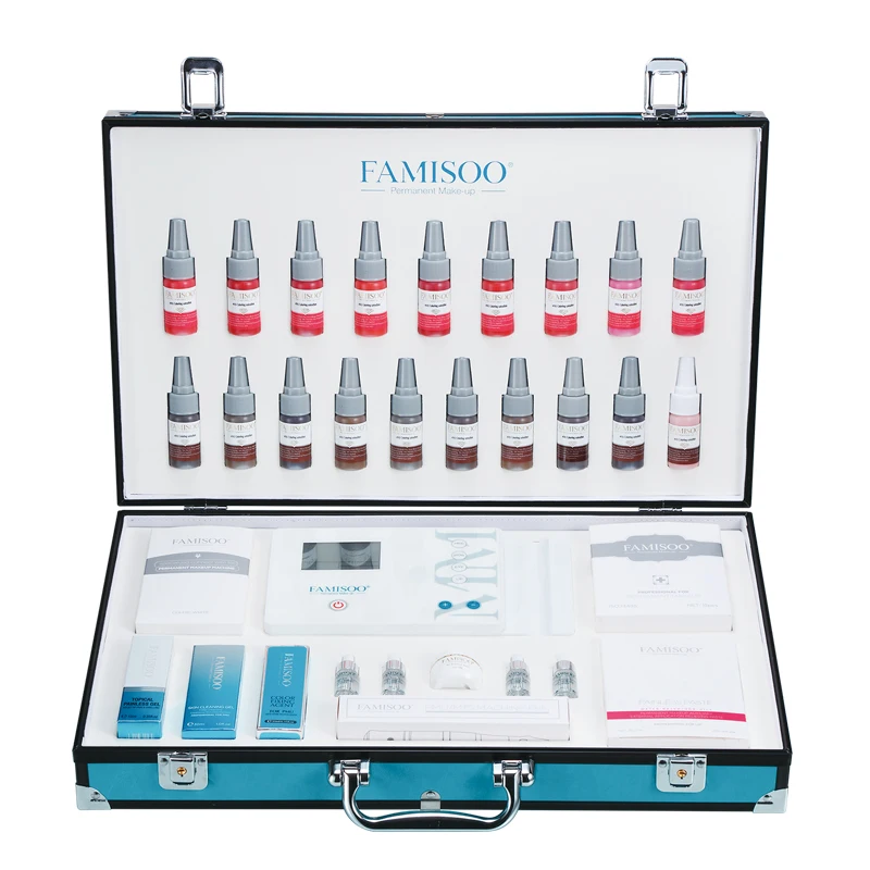 

Professional Tattoo Kit Set Machine Pen Power Pigment Ink Set Needles Accessories Luxury Almighty King PMU kit Exclusive Edition