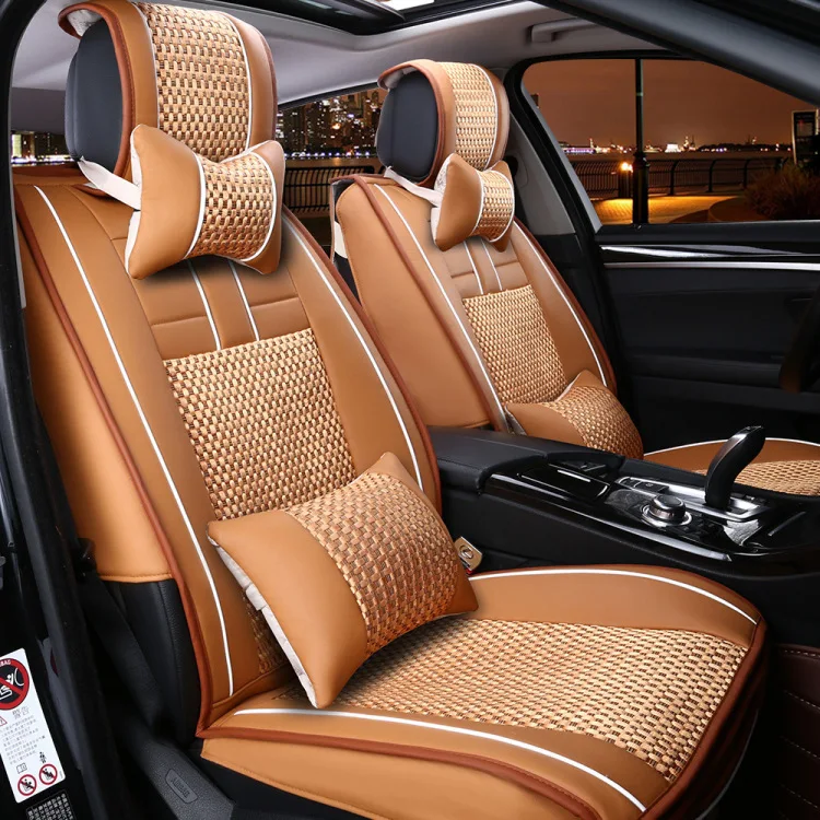 Чехлы для автомобильных сидений из искусственной кожи Комплект подушек Ferrari GMC