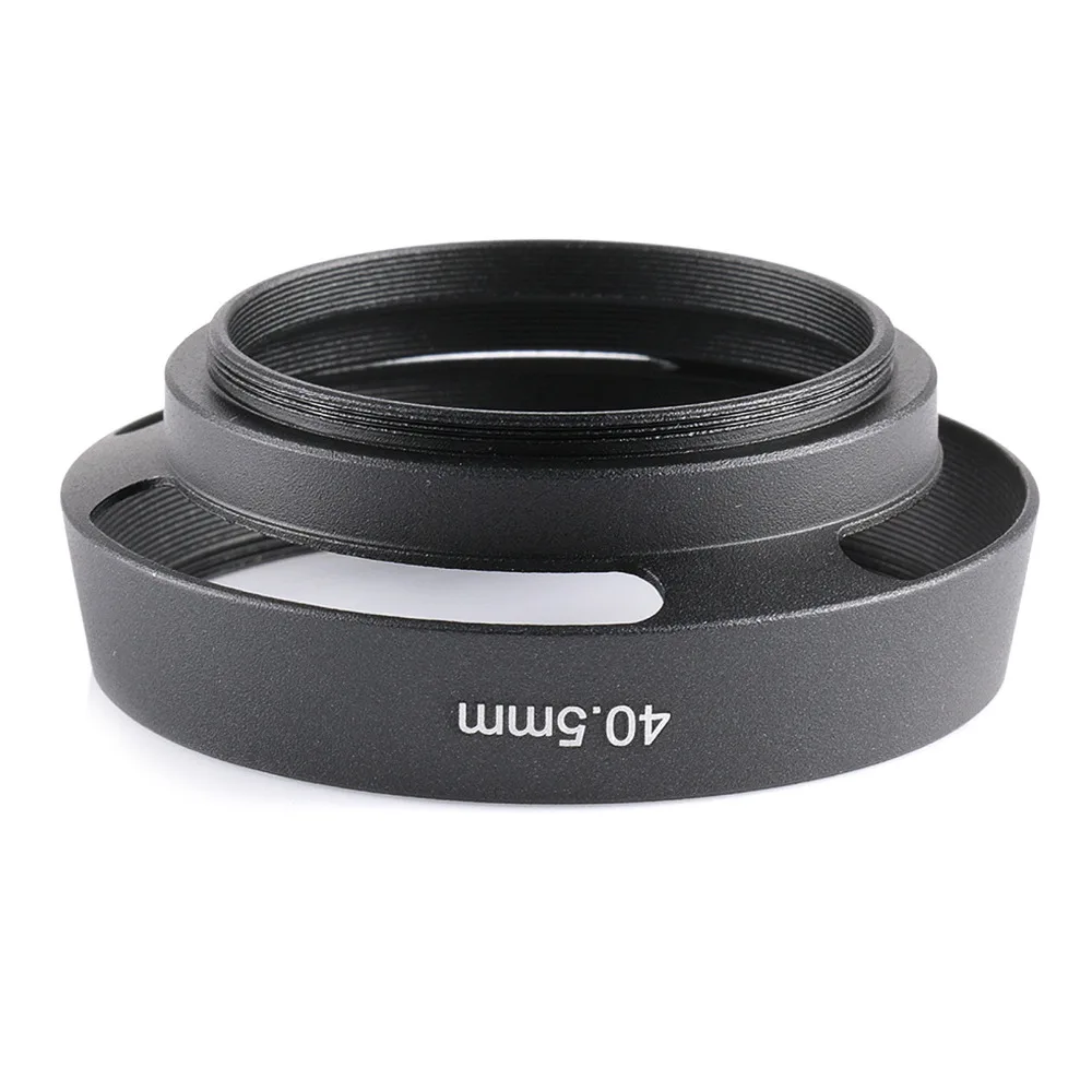 Для Leica M 40,5 мм 40,5 мм металлическая наклонная вентилируемая бленда+ крышка объектива