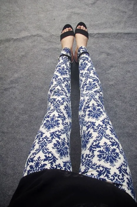 nvgtn leggings YSDNCHI Sexy Trousers Elastic Push Up Leggings Fitness Leggins Plaid Printed Summer Ethnic Gym Sporting High Waist Pants spanx pants