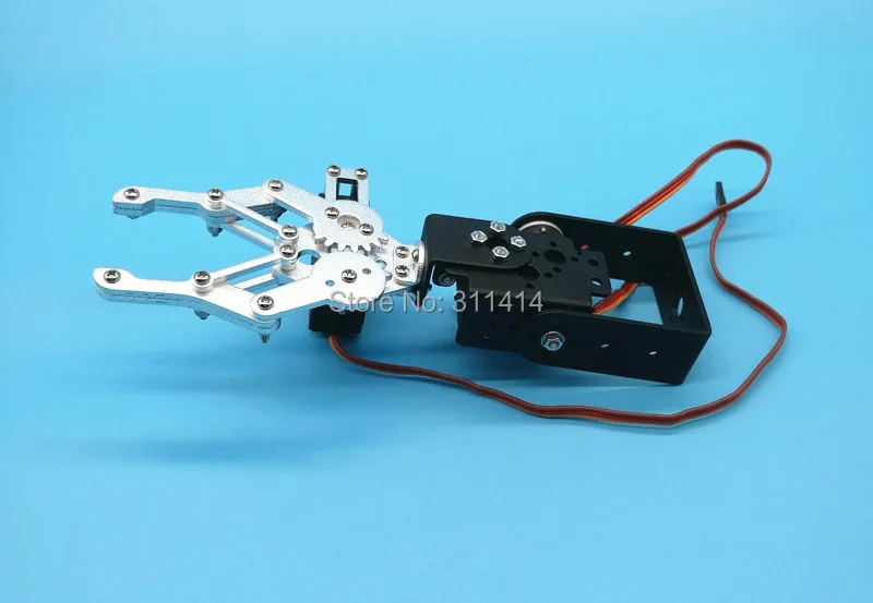 Assembled Mechanical Claw Clamper Arm Gripper with Servos For Arduino Robot 