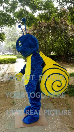 

mascot blue snails mascot costume custom fancy costume anime cartoon cosplay kits mascotte fancy dress carnival costume