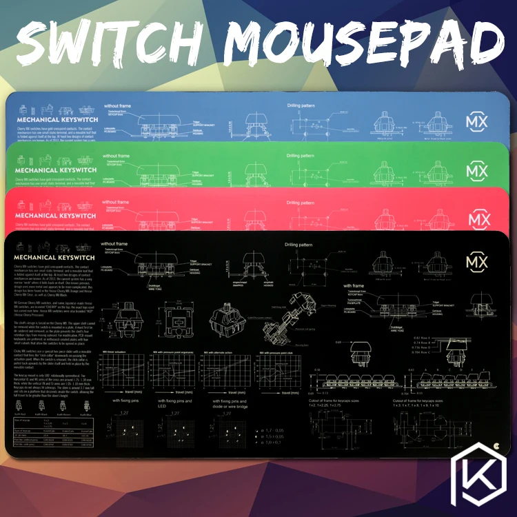 Günstig Mechanische tastatur Schalter Mousepad kirsche 900 400 4mm nicht Genäht Kanten Weiche Gummi Hohe qualität