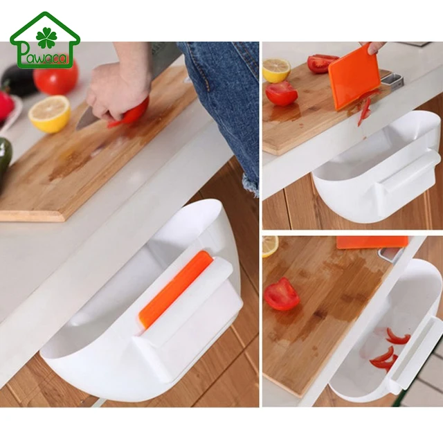 Best Price Multi-purpose Home Kitchen Cabinet Trash Storage Box Organizers Hanging Rubbish Garbage Holder Plastic Portable Garbage Can