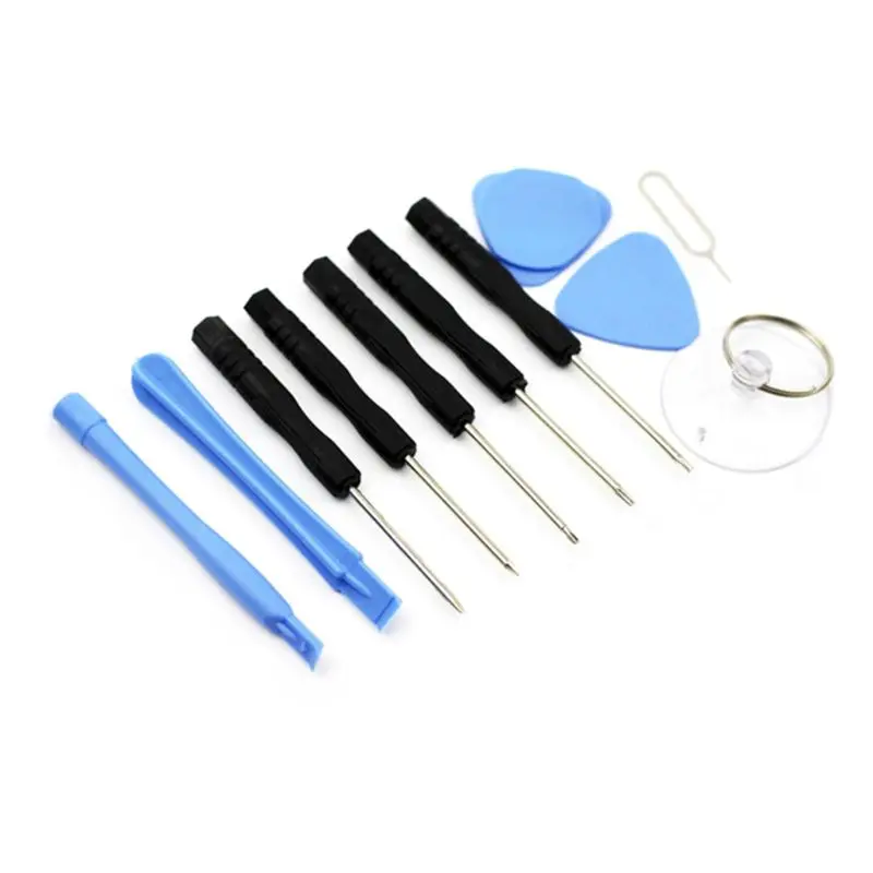 

New 11 in 1 Opening Tools Disassemble Kit for iPhone 4 4s 5 5s 6 6s Smart Mobile Phone Repair Tools Kit Screwdriver Set