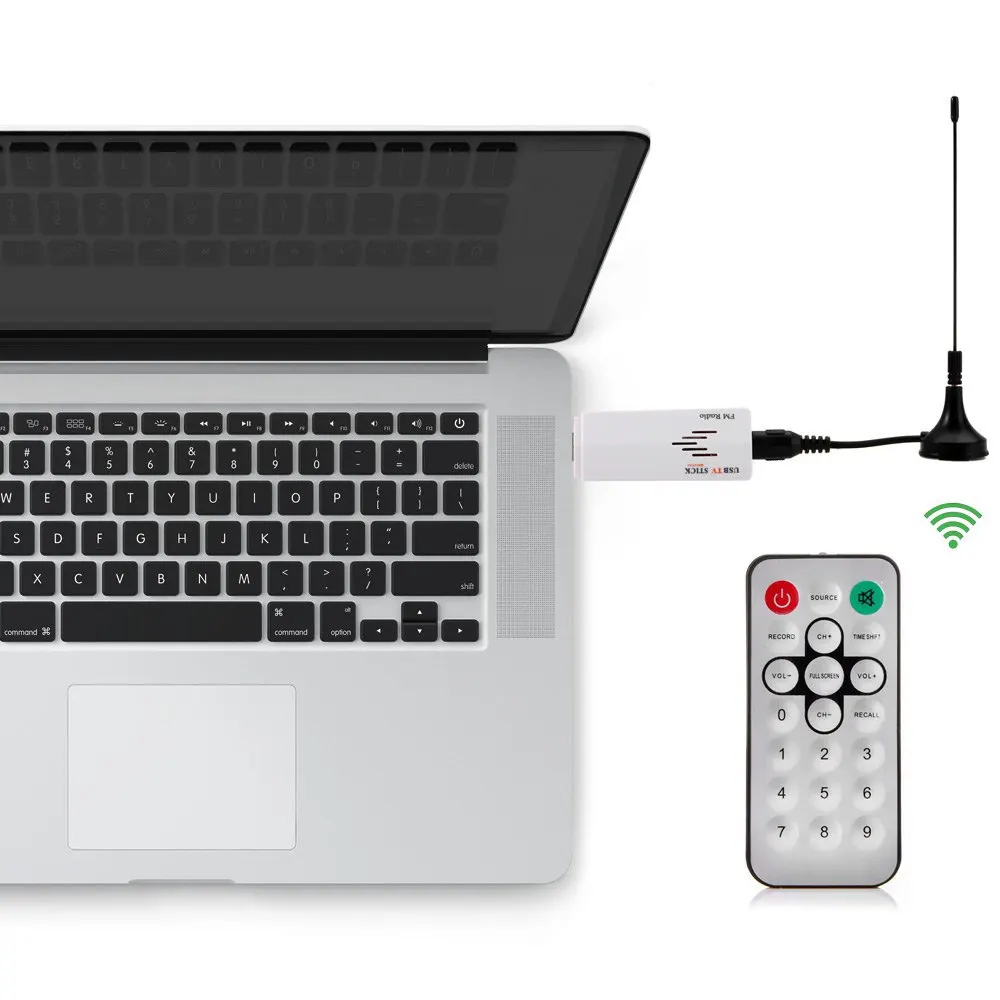 Мини цифровой USB 2.0 аналоговый сигнал ТВ карты Box для портативных ПК fm Радио