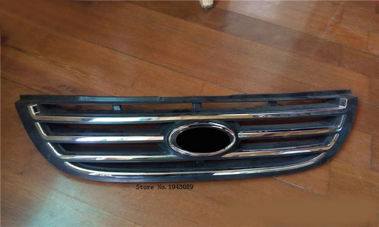 

Free shipping Original ABS Chrome Front Grille Around Trim Racing Grills Trim For 2008 kia Cerato
