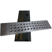 20 отверстий овальной формы Drawplate для золота/платины размер отверстия 3,10-5,00 мм карбида вольфрама Draw пластины