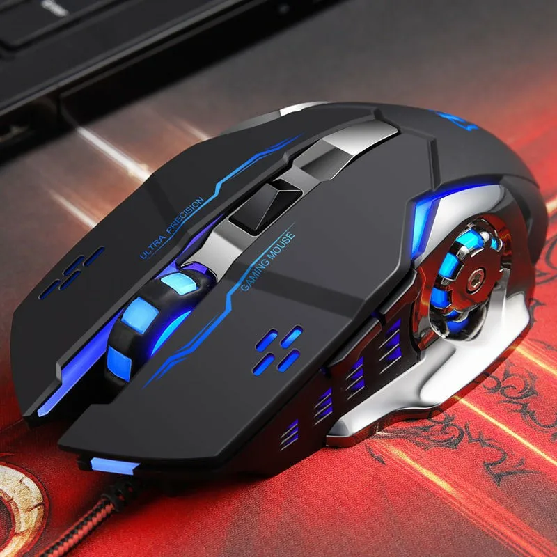Basix USB Wired Gaming Mouse silent 3200 DPI6