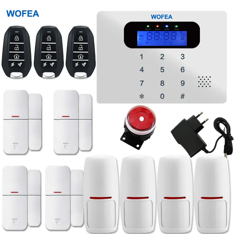 imágenes para Quad band wireless/wired gsm LCD sistema de alarma teclado táctil inicio sistemas de alarma de seguridad Sirena Atada Con Alambre Kit SIM SMS alarma imágenes para Quad band wireless/wired gsm LCD sistema de alarma teclado táctil inicio sistemas de alarma de seguridad Sirena Atada Con Alambre Kit SIM SMS alarma