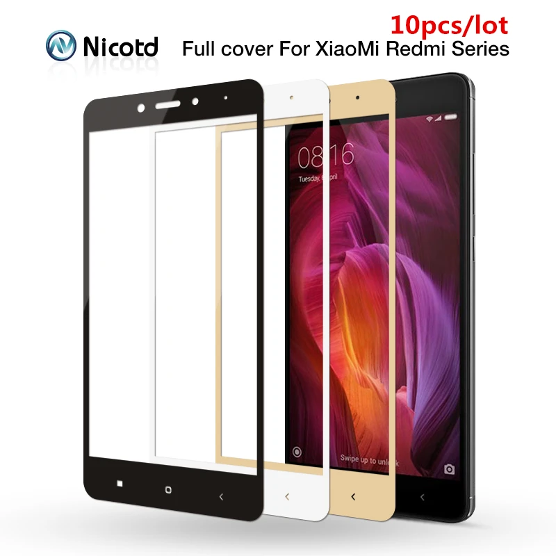 imágenes para 10 unids/lote 5S 5c Protector de Pantalla de Cristal Templado Para Xiaomi Cubierta Completa 5S Max MIX Nota Para Redmi Redmi 4 Pro Nota4 Note3 4Pro imágenes para 10 unids/lote 5S 5c Protector de Pantalla de Cristal Templado Para Xiaomi Cubierta Completa 5S Max MIX Nota Para Redmi Redmi 4 Pro Nota4 Note3 4Pro