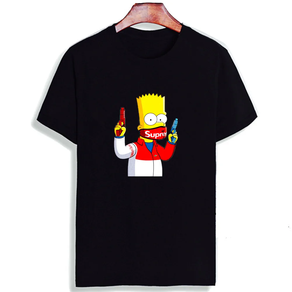 Модная футболка с коротким рукавом, Симпсон, забавная жизнь, ТВ-шоу, хлопок, топы, футболки, повседневная футболка с круглым вырезом, унисекс, футболка - Цвет: 12